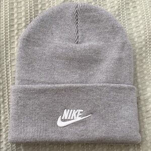 Nike Light Gray Knit Beanie